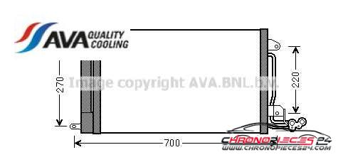 Achat de AVA QUALITY COOLING STA5038D Condenseur, climatisation pas chères