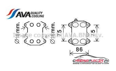 Achat de AVA QUALITY COOLING VN3388 Radiateur d'huile pas chères