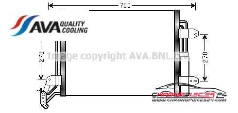 Achat de AVA QUALITY COOLING VN5291D Condenseur, climatisation pas chères