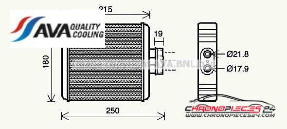 Achat de AVA QUALITY COOLING VN6196 Système de chauffage pas chères