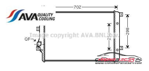 Achat de AVA QUALITY COOLING VNA2206 Radiateur, refroidissement du moteur pas chères