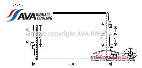 Achat de AVA QUALITY COOLING VNA2255 Radiateur, refroidissement du moteur pas chères