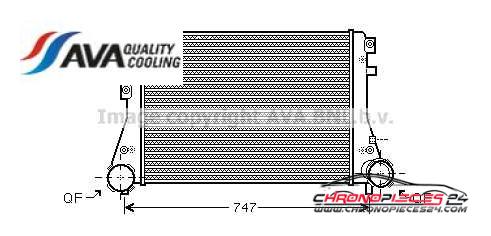 Achat de AVA QUALITY COOLING VNA4227 Intercooler, échangeur pas chères