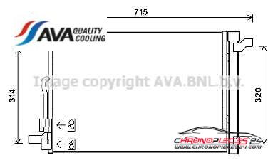 Achat de AVA QUALITY COOLING VNA5335D Condenseur, climatisation pas chères