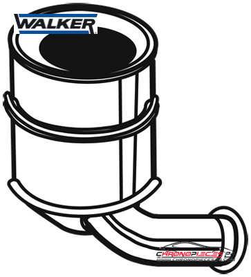 Achat de WALKER 73072 Filtre à particules / à suie, échappement pas chères