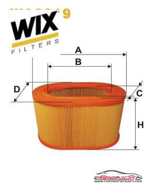 Achat de WIX FILTERS WA6019 Filtre à air pas chères