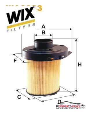 Achat de WIX FILTERS WA6033 Filtre à air pas chères