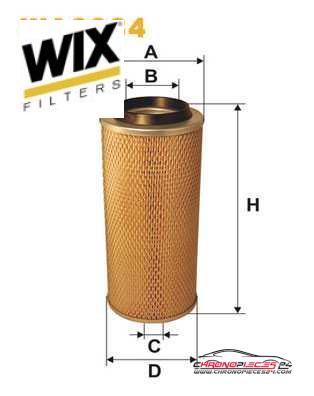 Achat de WIX FILTERS WA6084 Filtre à air pas chères