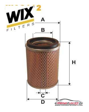 Achat de WIX FILTERS WA6112 Filtre à air pas chères