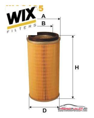 Achat de WIX FILTERS WA6135 Filtre à air pas chères