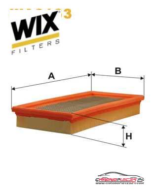 Achat de WIX FILTERS WA6163 Filtre à air pas chères