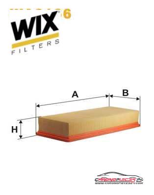 Achat de WIX FILTERS WA6166 Filtre à air pas chères