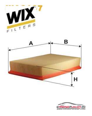 Achat de WIX FILTERS WA6167 Filtre à air pas chères