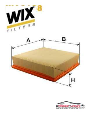 Achat de WIX FILTERS WA6168 Filtre à air pas chères