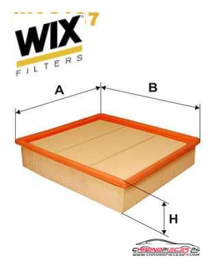 Achat de WIX FILTERS WA6187 Filtre à air pas chères