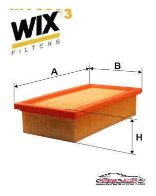 Achat de WIX FILTERS WA6203 Filtre à air pas chères