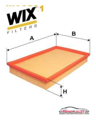 Achat de WIX FILTERS WA6221 Filtre à air pas chères