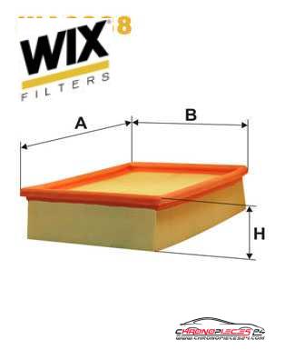 Achat de WIX FILTERS WA6238 Filtre à air pas chères