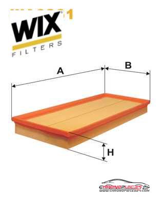 Achat de WIX FILTERS WA6261 Filtre à air pas chères