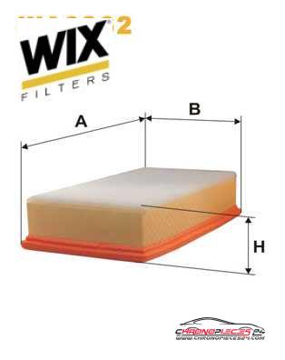 Achat de WIX FILTERS WA6262 Filtre à air pas chères