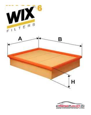 Achat de WIX FILTERS WA6296 Filtre à air pas chères