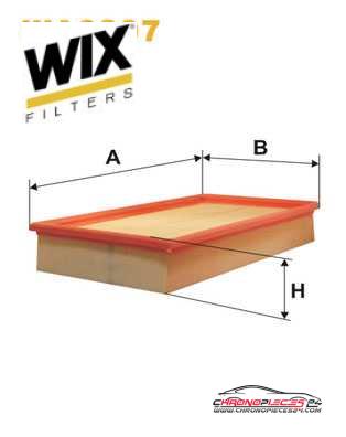 Achat de WIX FILTERS WA6297 Filtre à air pas chères