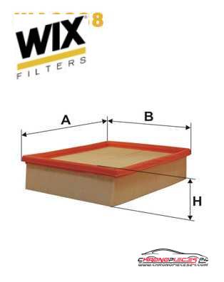 Achat de WIX FILTERS WA6338 Filtre à air pas chères