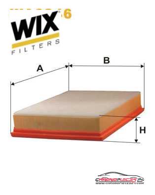 Achat de WIX FILTERS WA6346 Filtre à air pas chères