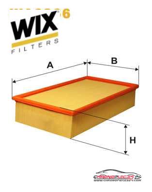 Achat de WIX FILTERS WA6366 Filtre à air pas chères