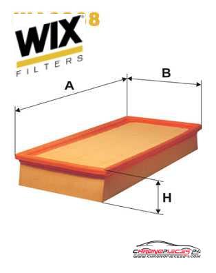 Achat de WIX FILTERS WA6368 Filtre à air pas chères