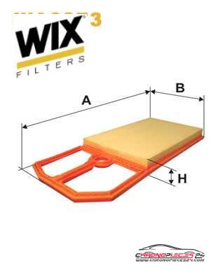 Achat de WIX FILTERS WA6373 Filtre à air pas chères