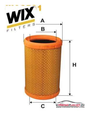 Achat de WIX FILTERS WA6501 Filtre à air pas chères