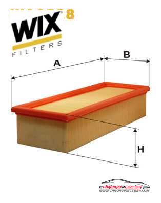 Achat de WIX FILTERS WA6528 Filtre à air pas chères