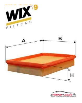 Achat de WIX FILTERS WA6539 Filtre à air pas chères