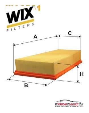 Achat de WIX FILTERS WA6561 Filtre à air pas chères