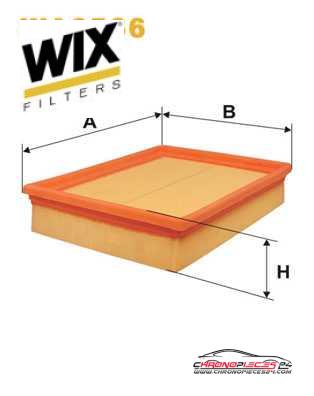 Achat de WIX FILTERS WA6566 Filtre à air pas chères