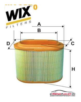 Achat de WIX FILTERS WA6570 Filtre à air pas chères