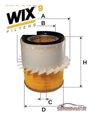 Achat de WIX FILTERS WA6579 Filtre à air pas chères