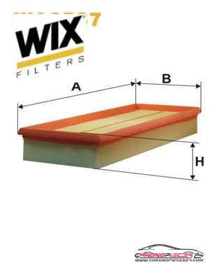 Achat de WIX FILTERS WA6587 Filtre à air pas chères