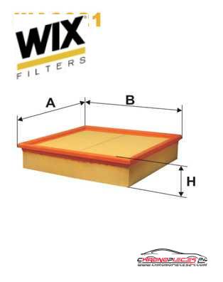 Achat de WIX FILTERS WA6621 Filtre à air pas chères