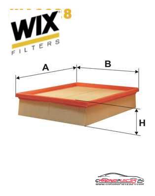 Achat de WIX FILTERS WA6628 Filtre à air pas chères