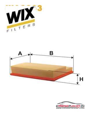 Achat de WIX FILTERS WA6663 Filtre à air pas chères