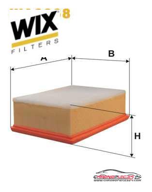 Achat de WIX FILTERS WA6668 Filtre à air pas chères