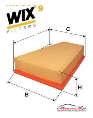 Achat de WIX FILTERS WA6669 Filtre à air pas chères