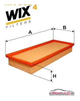 Achat de WIX FILTERS WA6674 Filtre à air pas chères