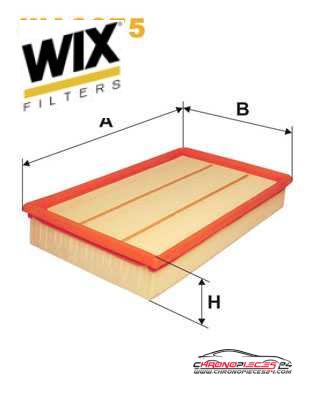 Achat de WIX FILTERS WA6675 Filtre à air pas chères