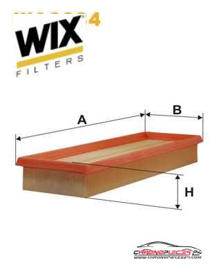 Achat de WIX FILTERS WA6684 Filtre à air pas chères