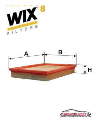 Achat de WIX FILTERS WA6688 Filtre à air pas chères