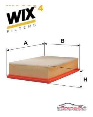 Achat de WIX FILTERS WA6694 Filtre à air pas chères