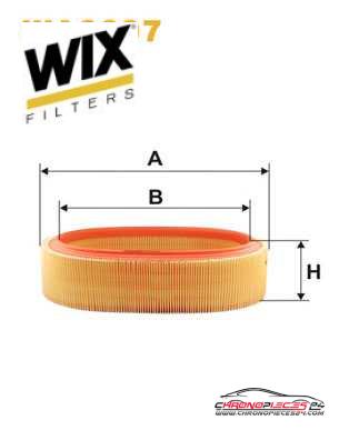 Achat de WIX FILTERS WA6697 Filtre à air pas chères